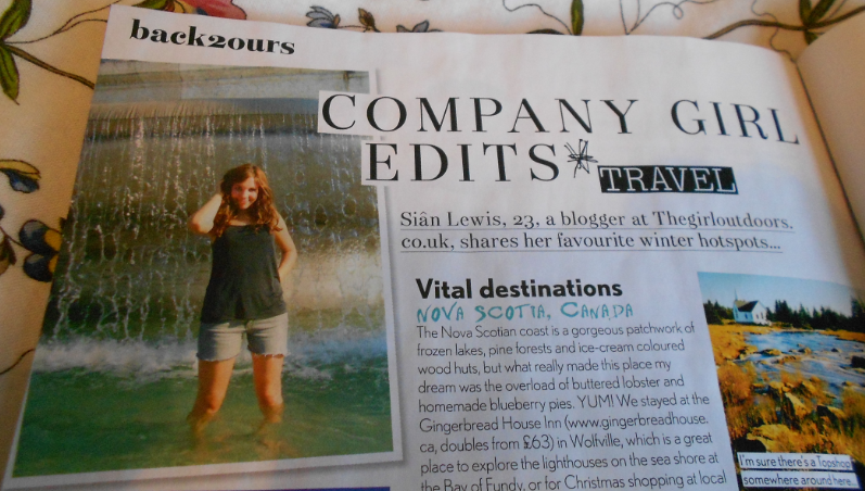 The Girl Outdoors in Company magazine