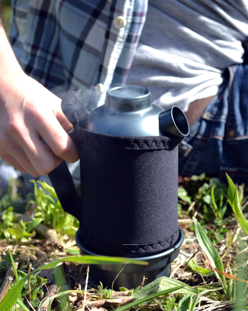 Review F1T1 storm kettle from the Storm Kettle Shop the girl outdoors