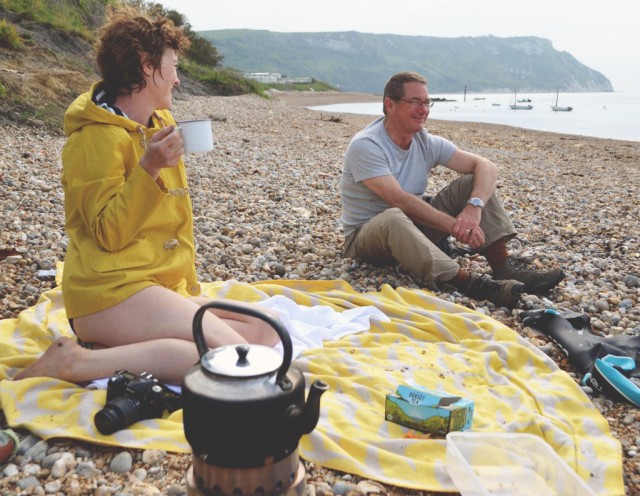 Exploring the Dorset coast with Dorset Tea - glamping and foraging