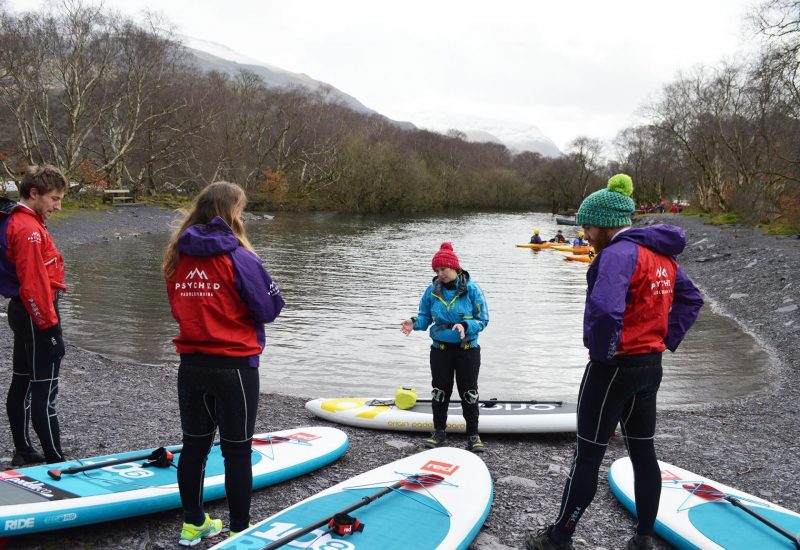 Stand-up paddleboarding Snowdonia