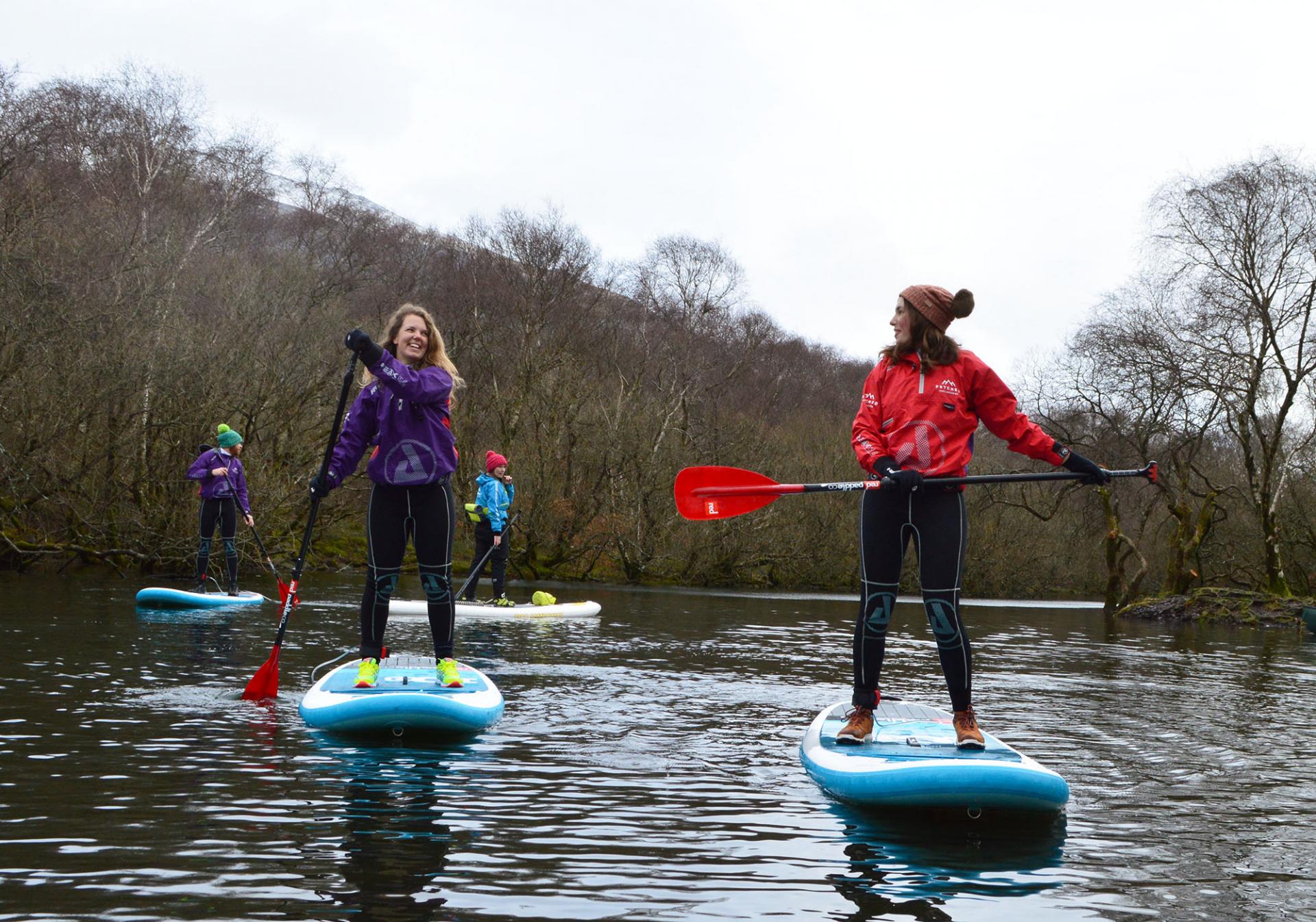 Standup paddleboarding Snowdonia