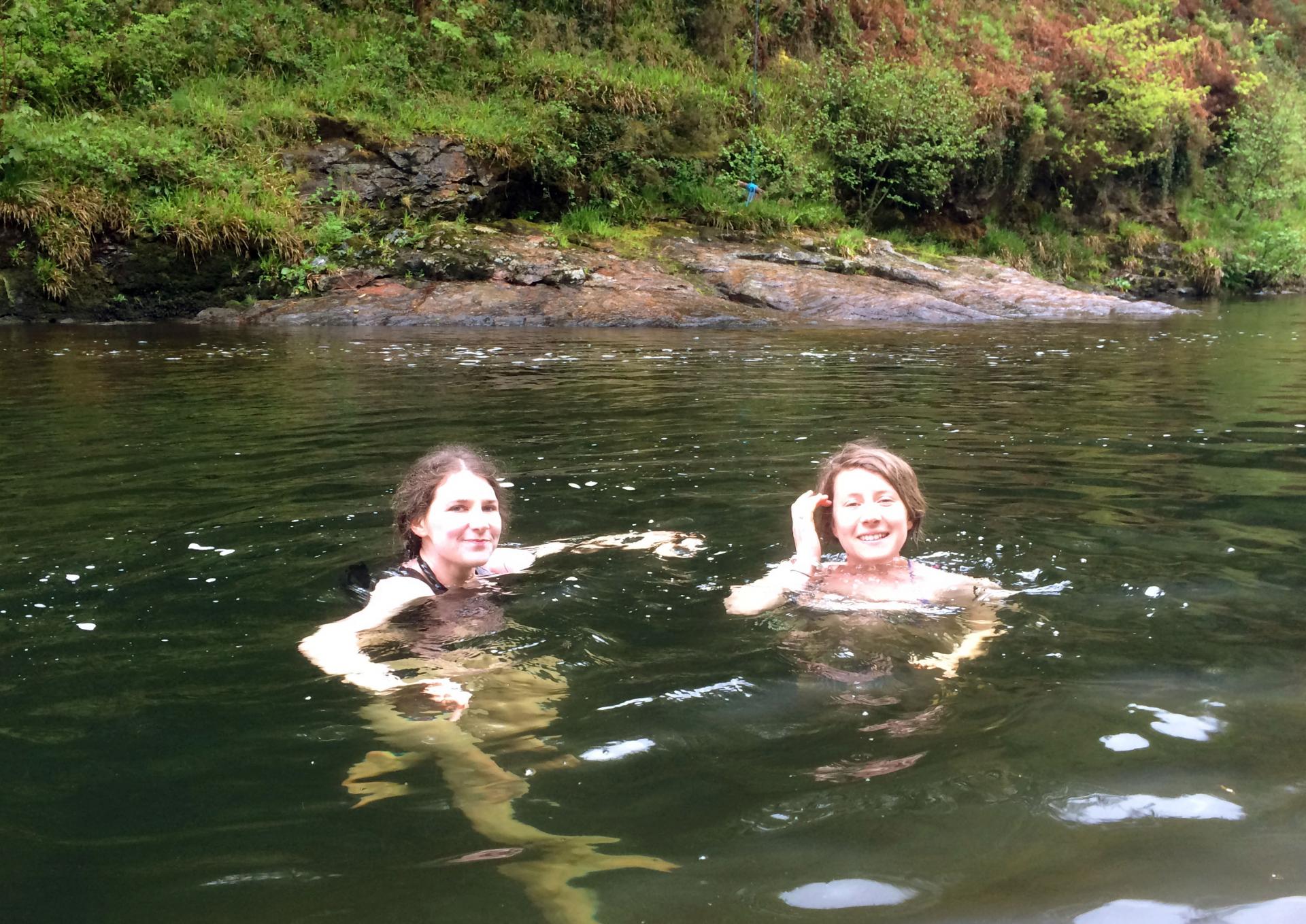 Wild swimming Sharrah Pools Dartmoor