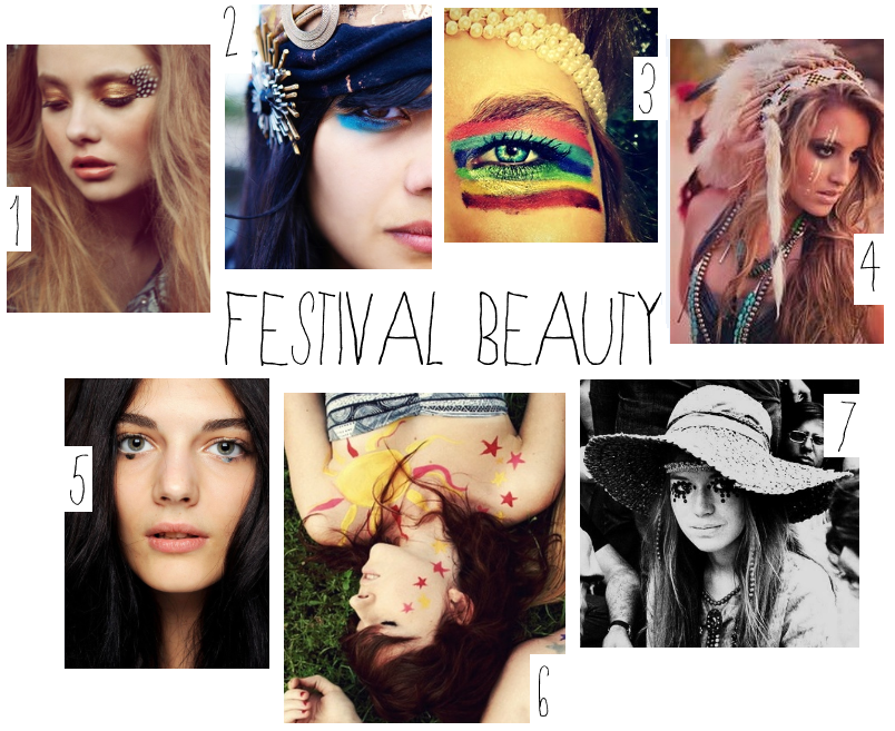 Festival style, hair and beauty inspiration