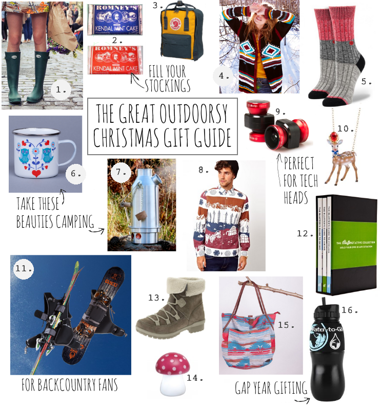 The great outdoorsy Christmas gift guide 2013