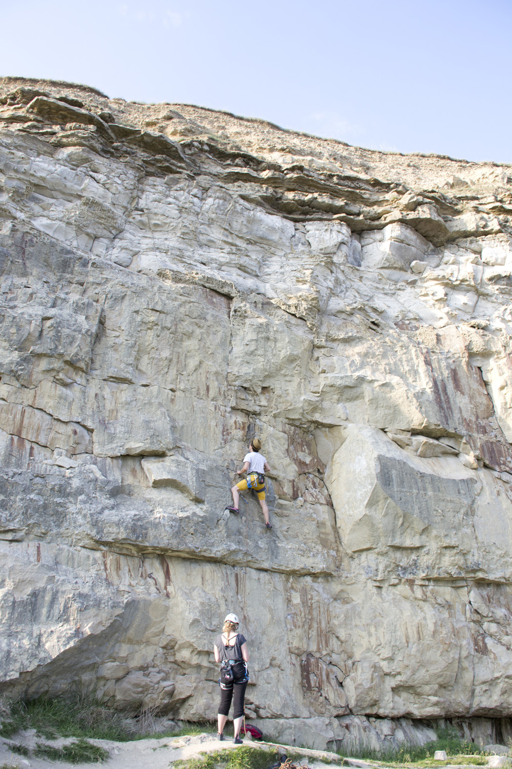 Beginner sport climbing in Dorset The Girl Outdoors
