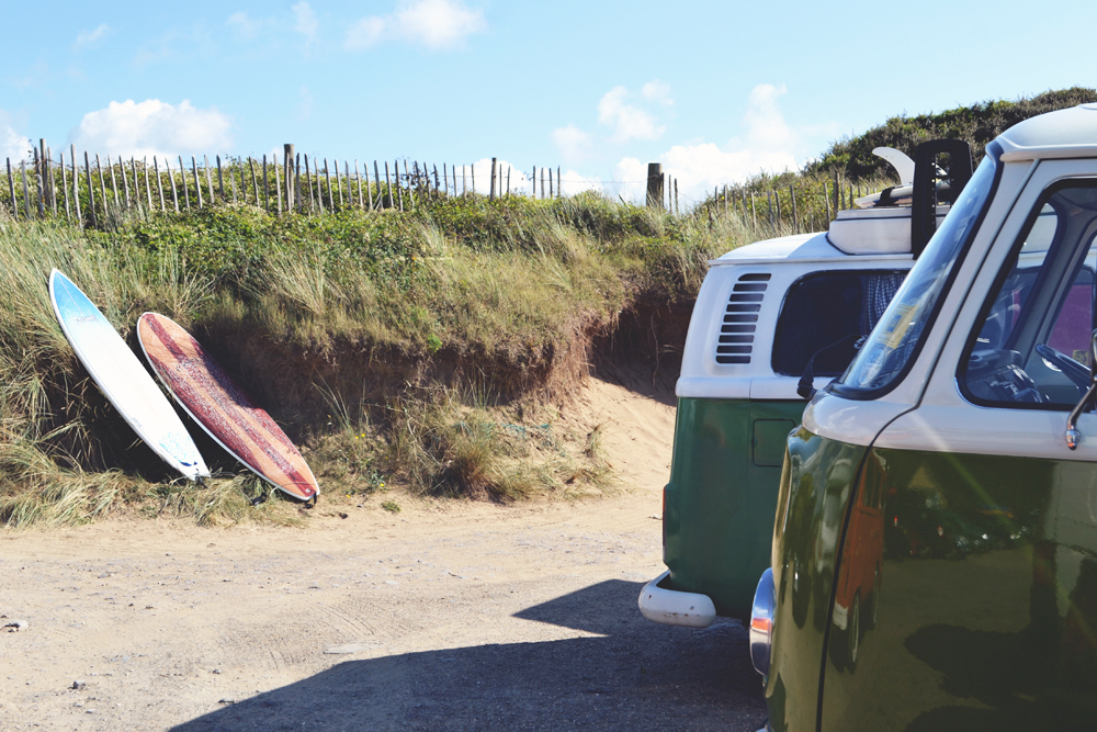 Renting a campervan review | Devon surfing in Alice the campervan The Girl Outdoor