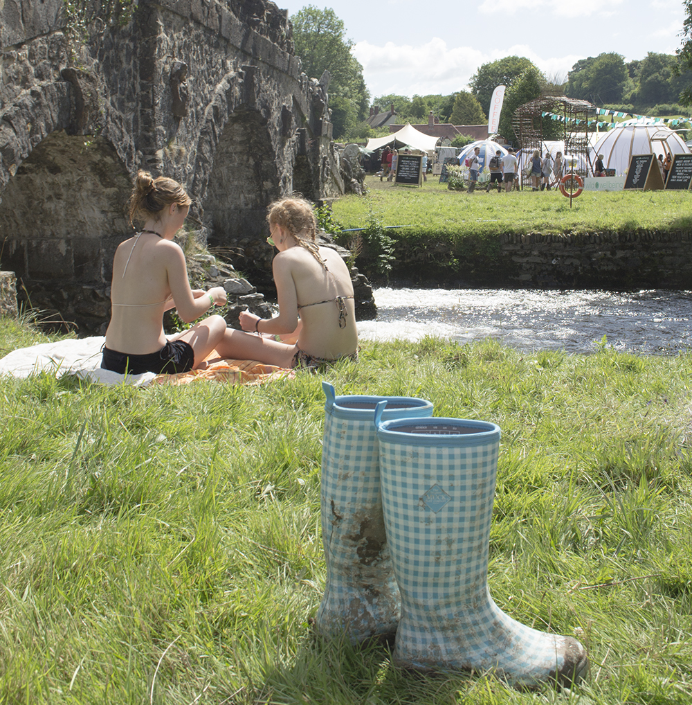 Muck Boot wellingtons at Somersault Festival