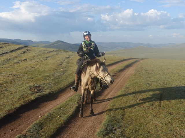 Interview riding the Adventurist Mongol Derby