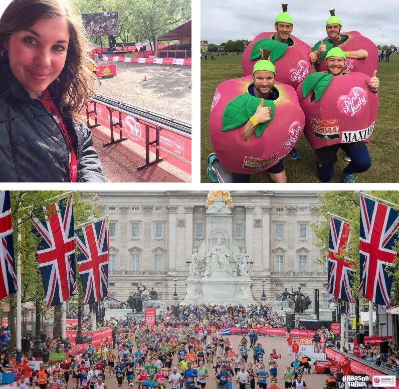 At the London Marathon with Pink Lady®