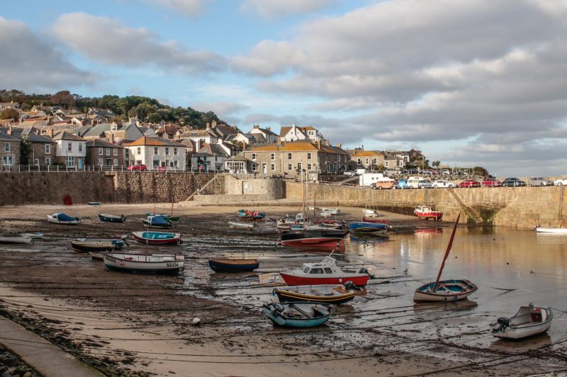 Exploring the South West Coast Path in Mousehole, Cornwall