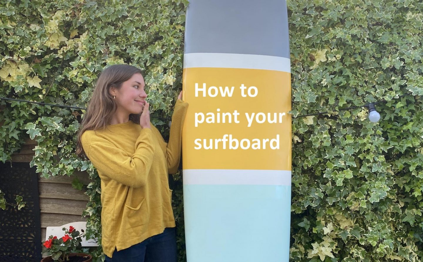 Video: How to spray paint a surfboard | Tutorial by Sian Lewis The Girl Outdoors