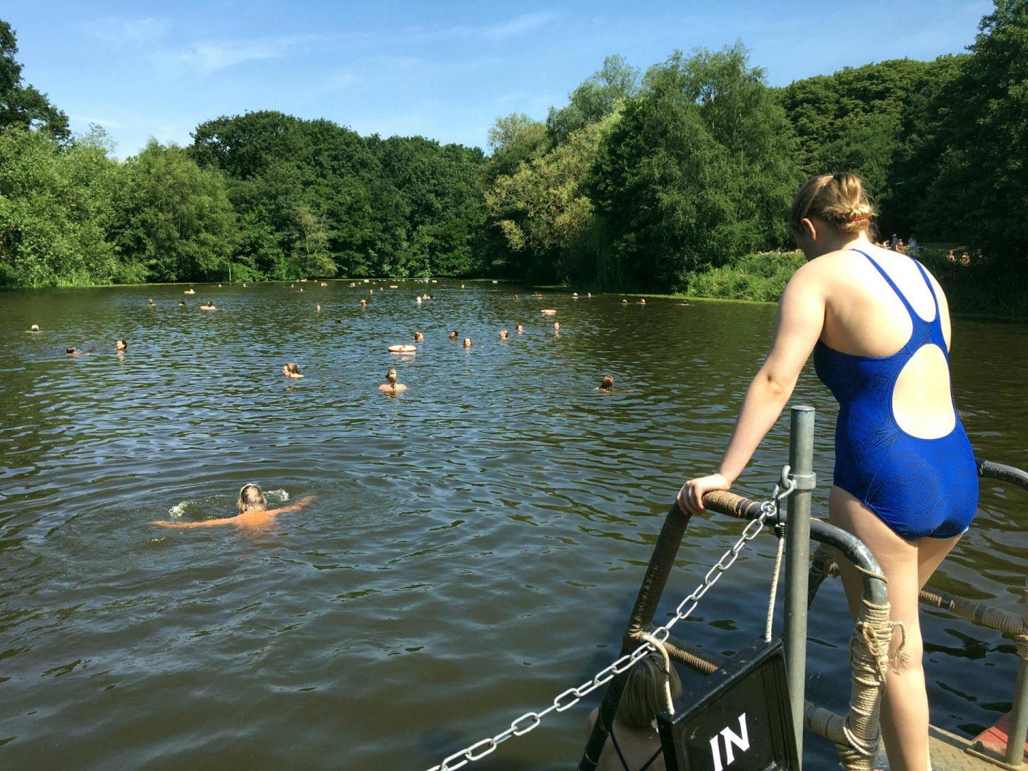 Wild swimming near London - Hampstead Heath The Girl Outdoors