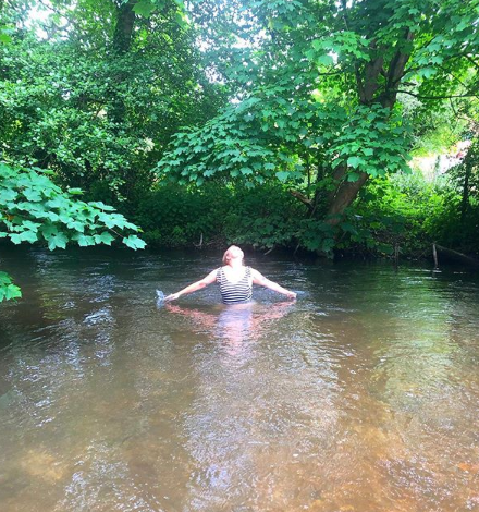 Wild swimming near London - River Colne The Girl Outdoors