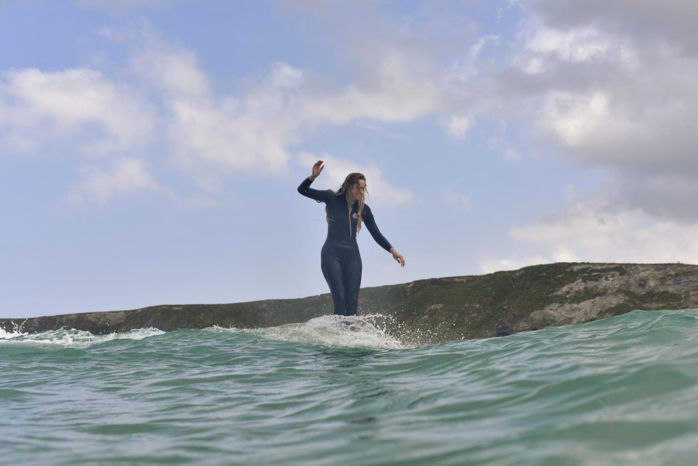 Surf Sistas longboard clinic in Cornwall